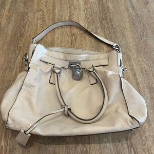 Michael Kors medium tote bag with chain straps.